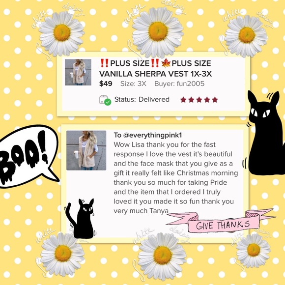 ‼️PLUS SIZE‼️LAST 1🌸PLUS SIZE VANILLA SHERPA VEST - Picture 3 of 8